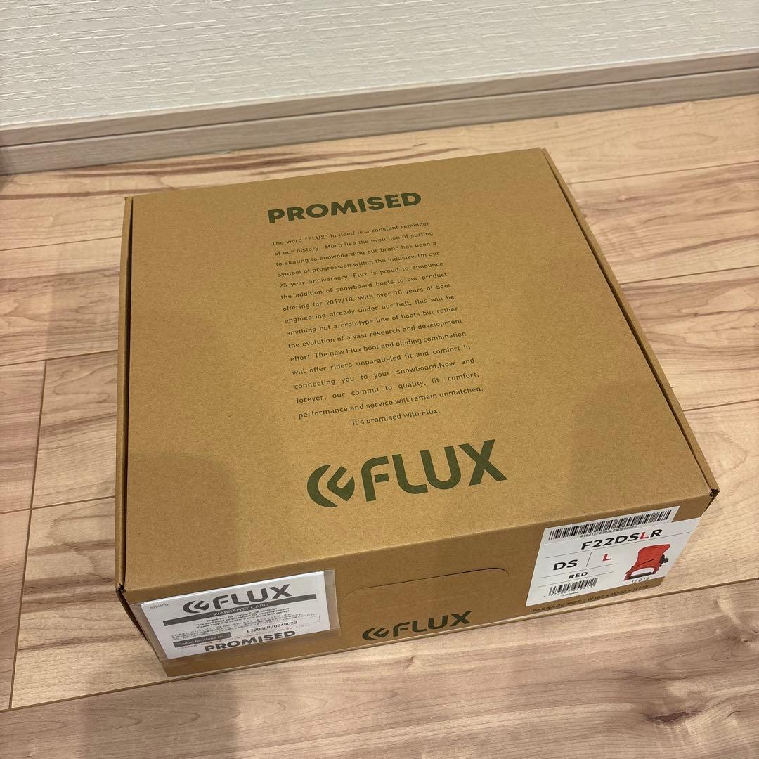 FLUX F22DSLR ビンディング Lサイズ レッド　DS サイズL