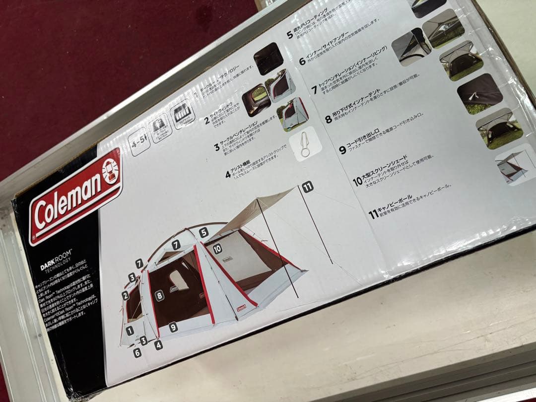 ②【極美品】タフスクリーン２ルームハウス＋　コールマン