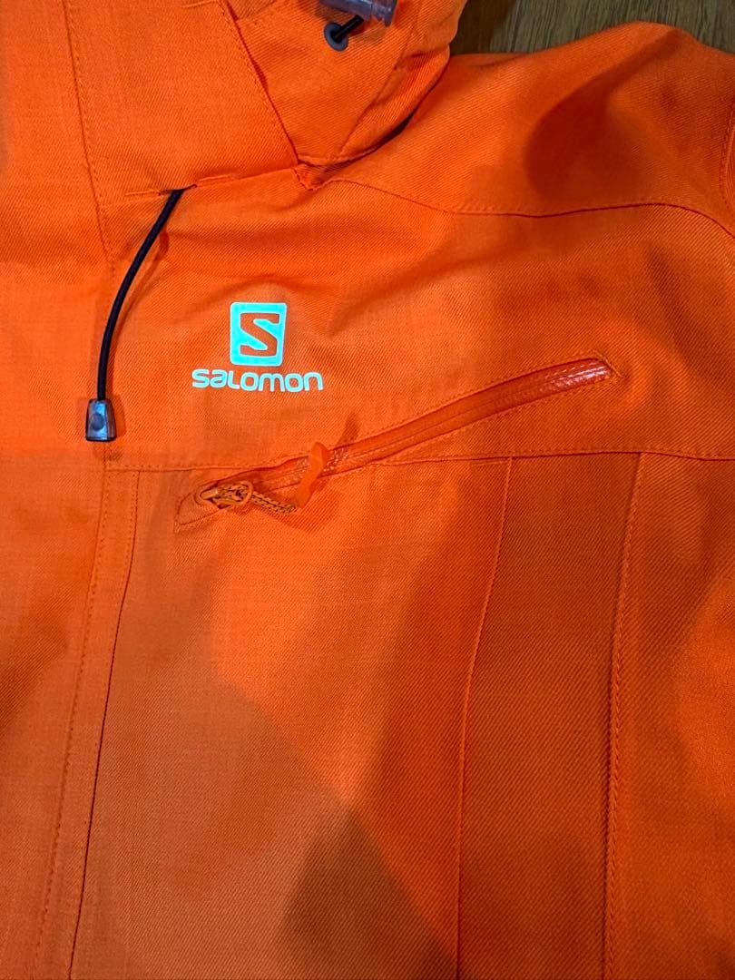 Salomon オレンジジャケ★スキースノボ★メンズS着丈75★未使用早い者勝ち