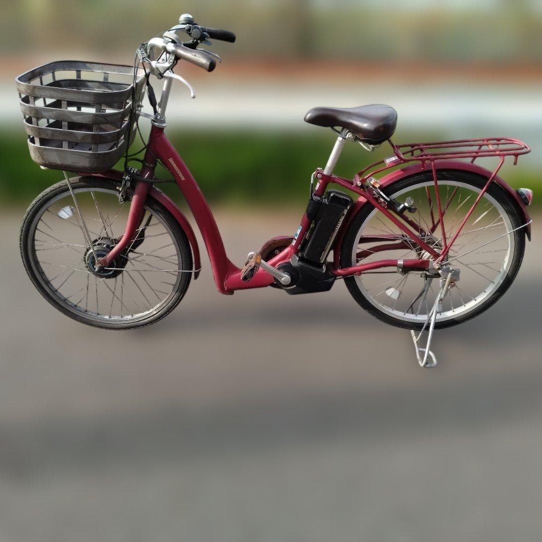 [834]送料無料 ブリヂストン FRONTIA 電動アシスト自転車 充電器なし