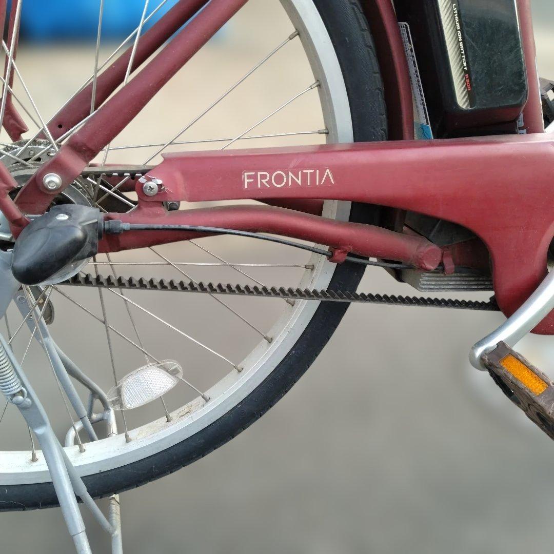 [834]送料無料 ブリヂストン FRONTIA 電動アシスト自転車 充電器なし