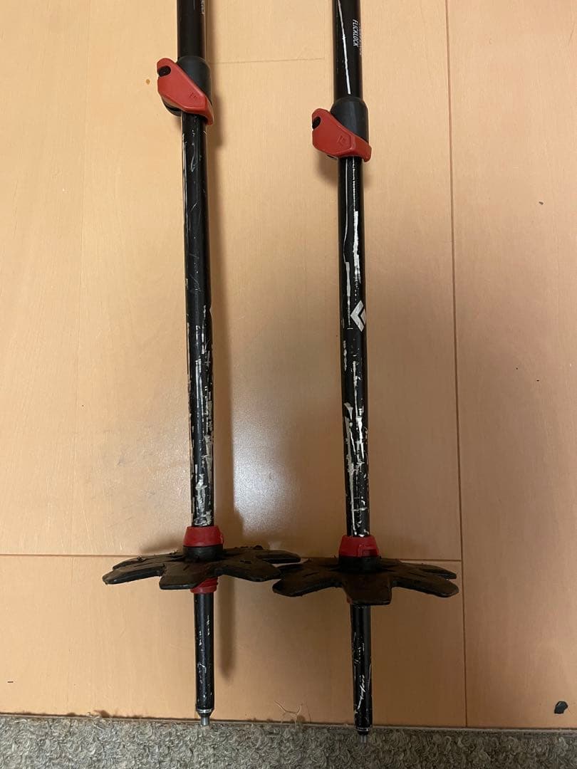 値下げ traverse スキー　ストック　ポール