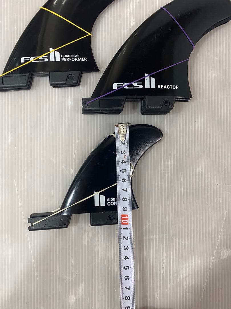 【新品未使用品】FCS II サーフボード フィン 7本セット 黒 ブラック