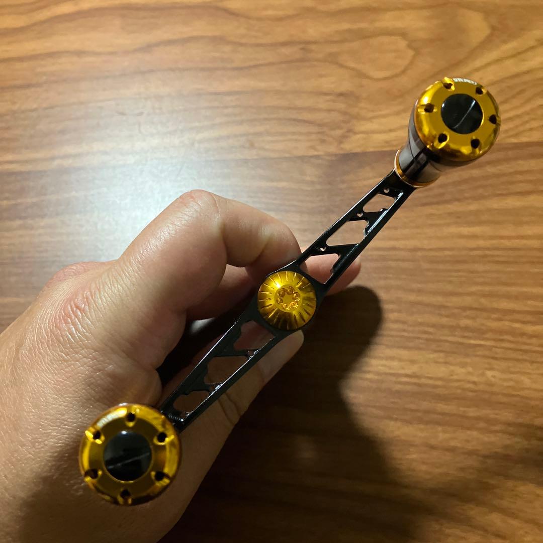 美品　シマノ用　ゴメクサス　98mm ダブルハンドル　リールスタンド　セット
