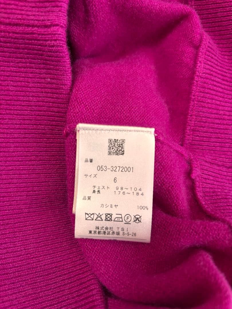 新品タグ付き PEARLY GATES カシミヤダブルジップアップセーター