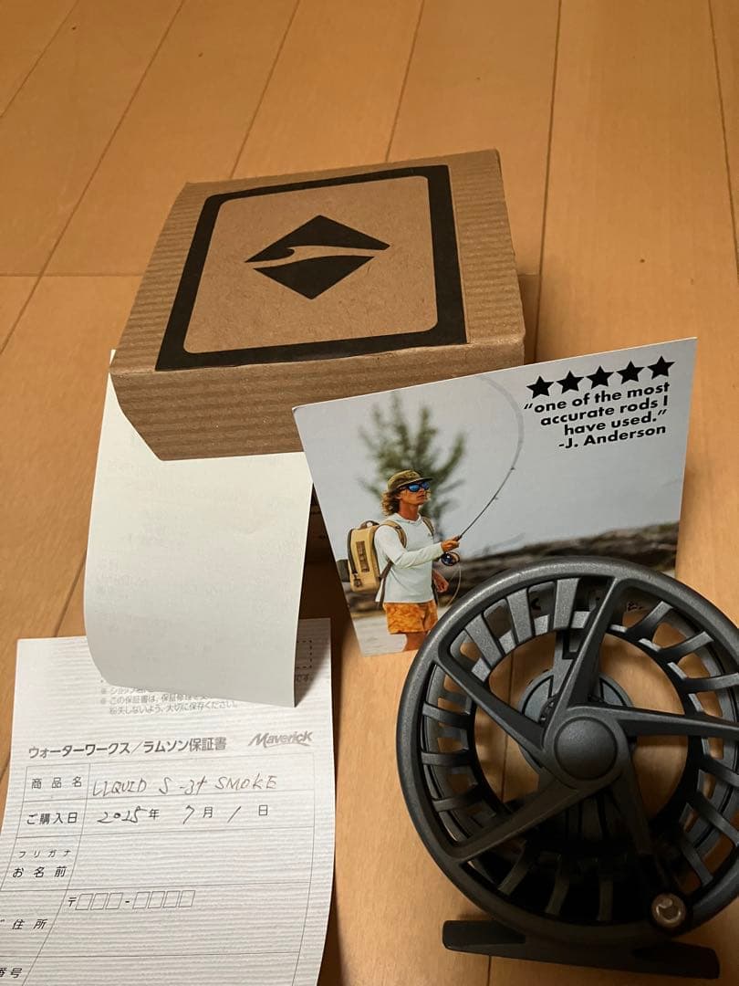 WATERWORKS LAMSON LQS3 SMOKE ラムソン　フライリール