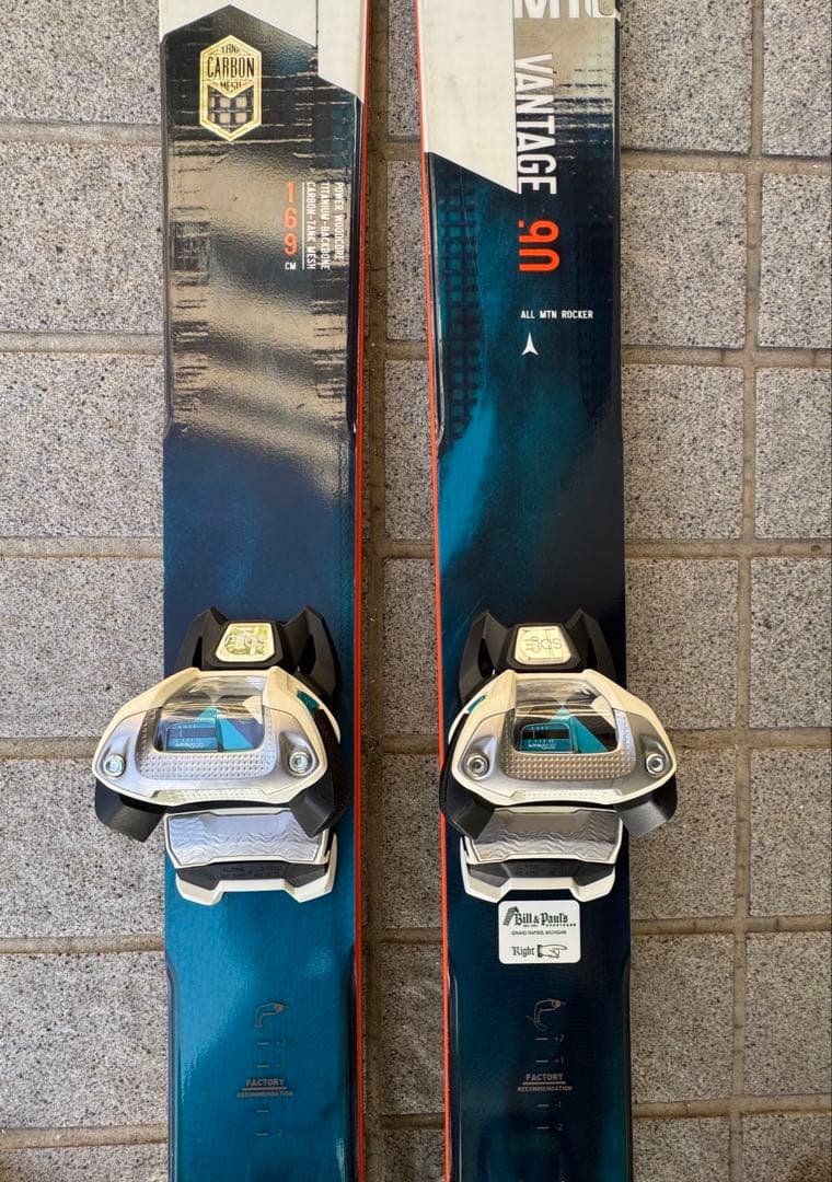 【美品】Atomicアトミック スキー板 Vantage 90 169cm