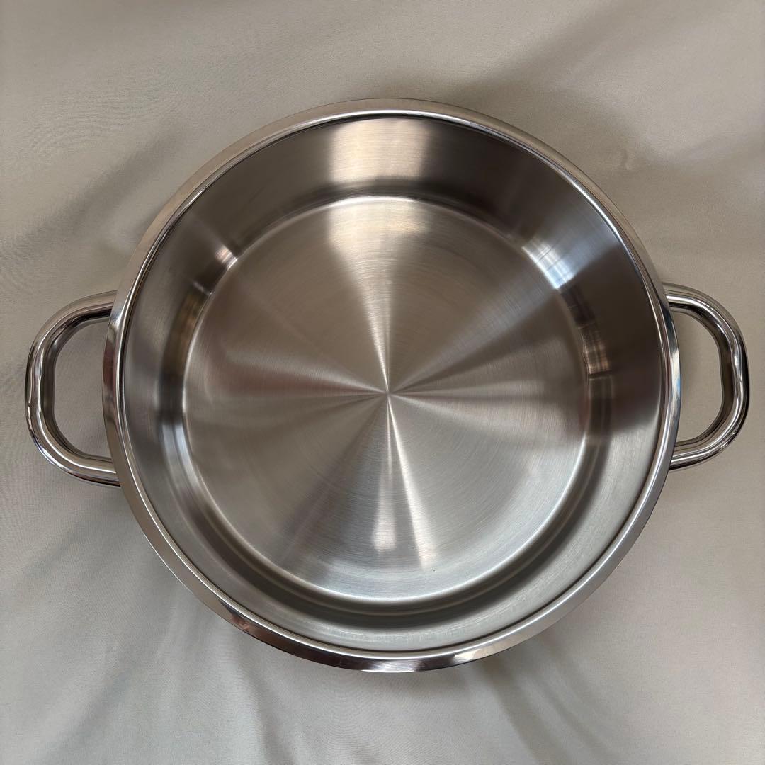 【未使用】 Fissler キャセロール鍋 24cm ステンレス IH ガス対応