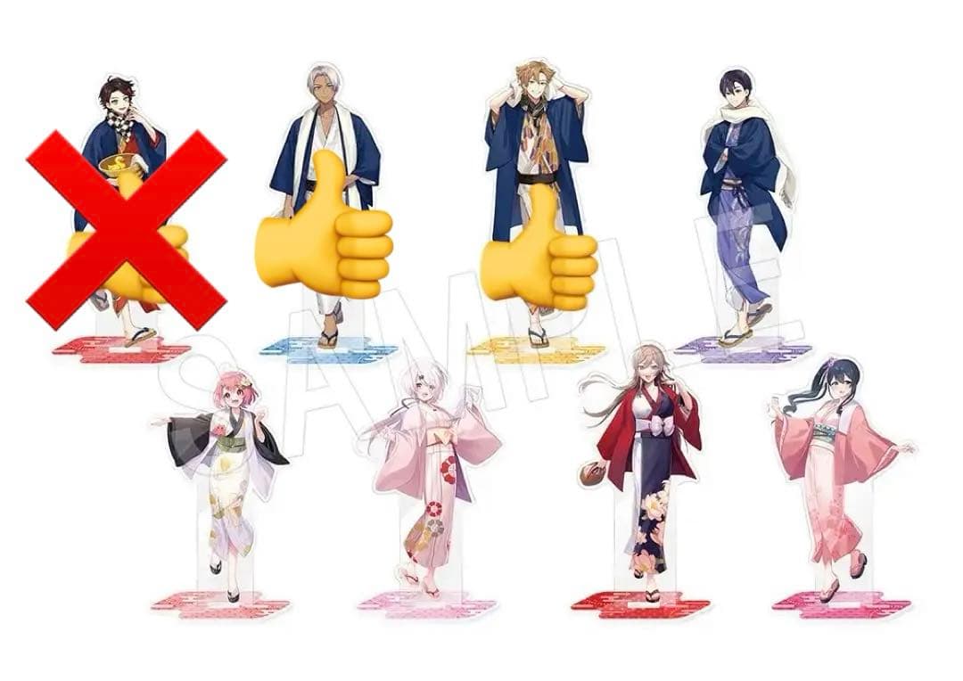 にじさんじ　アクリルスタンド　まとめ売り