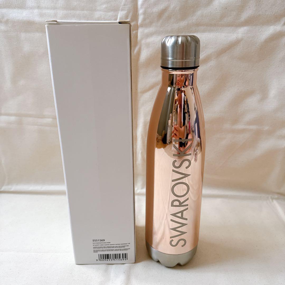 Swarovski ステンレスボトル 500ml ローズゴールド