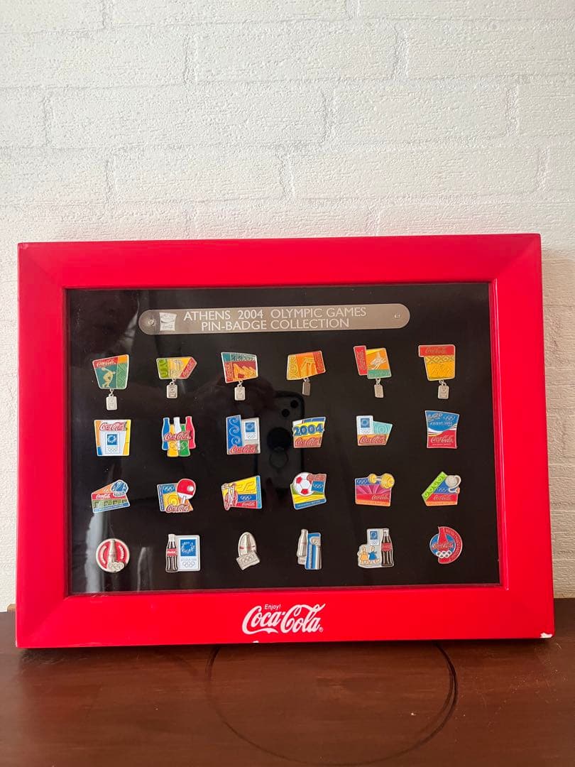 ★非売品★オリンピックコカコーラピンバッジコレクション2004アテネ