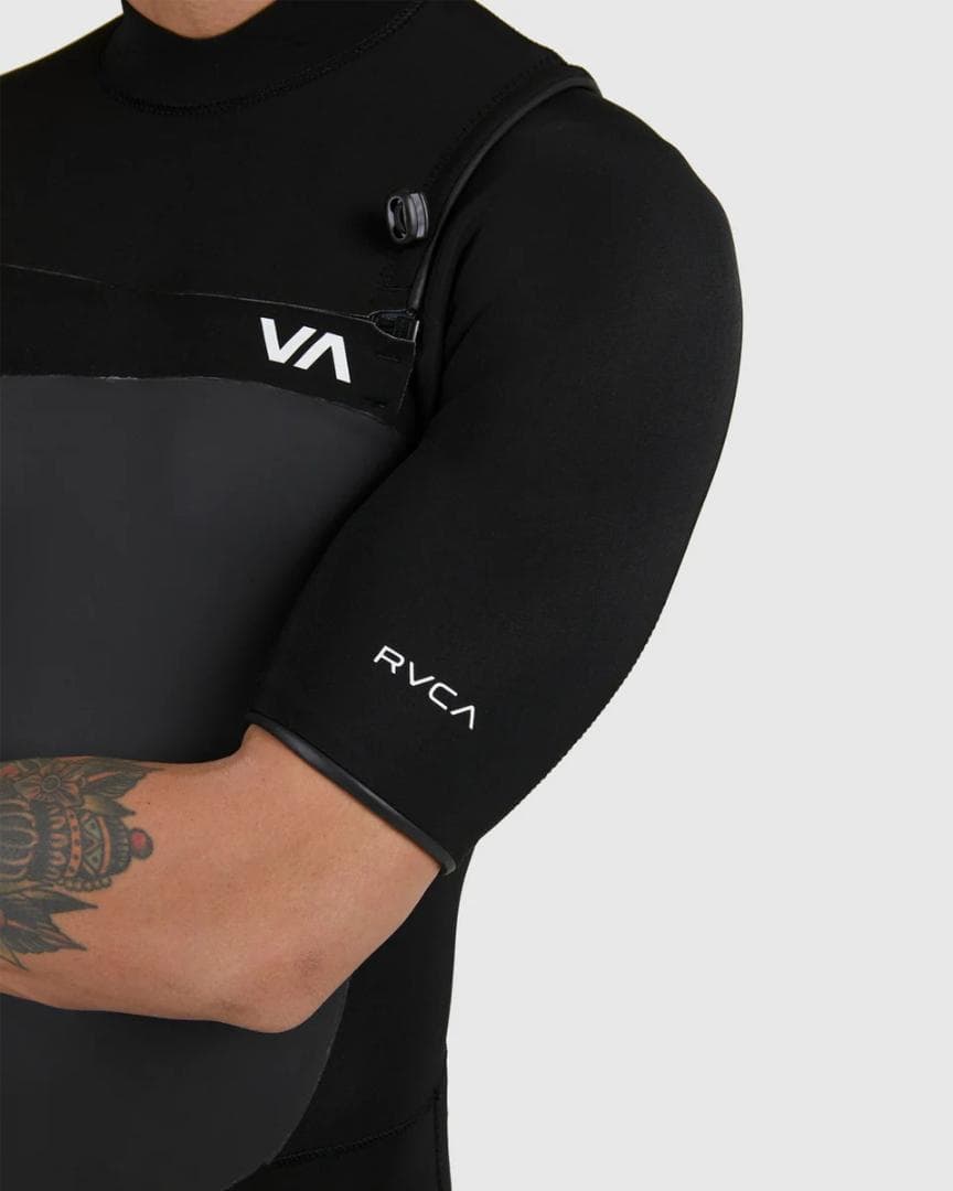 M！新品◆RVCA ウェットスーツ 2/2 CHEST ZIP シーガル◆