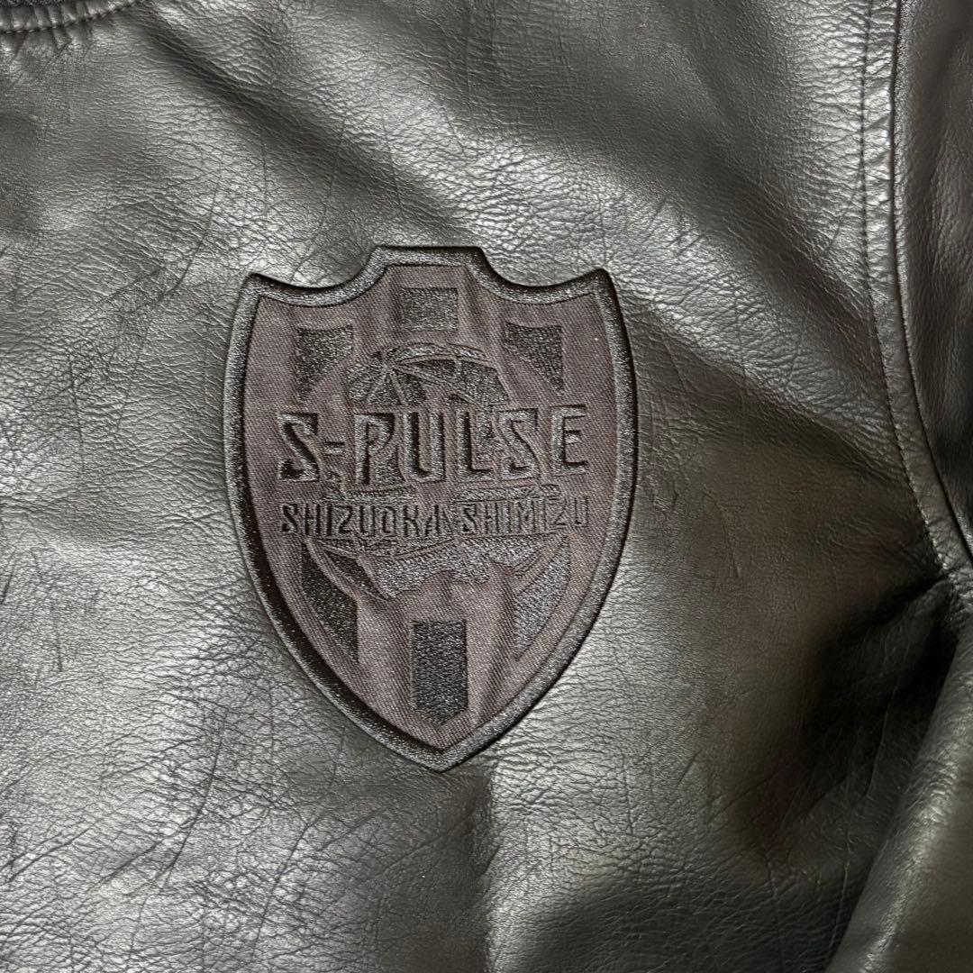 S-PULSE フェイクレザージャケット　2XL