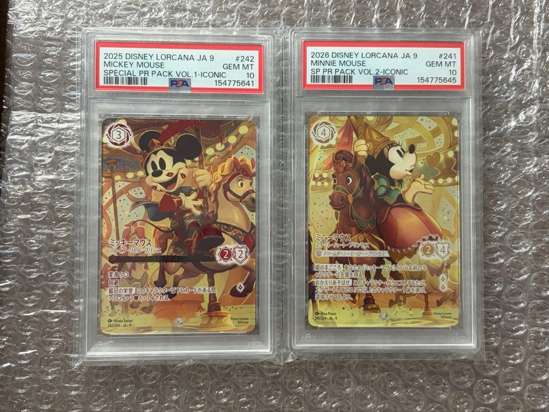 PSA10 ミッキーマウス/ミニーマウス　ロルカナ　アイコニック