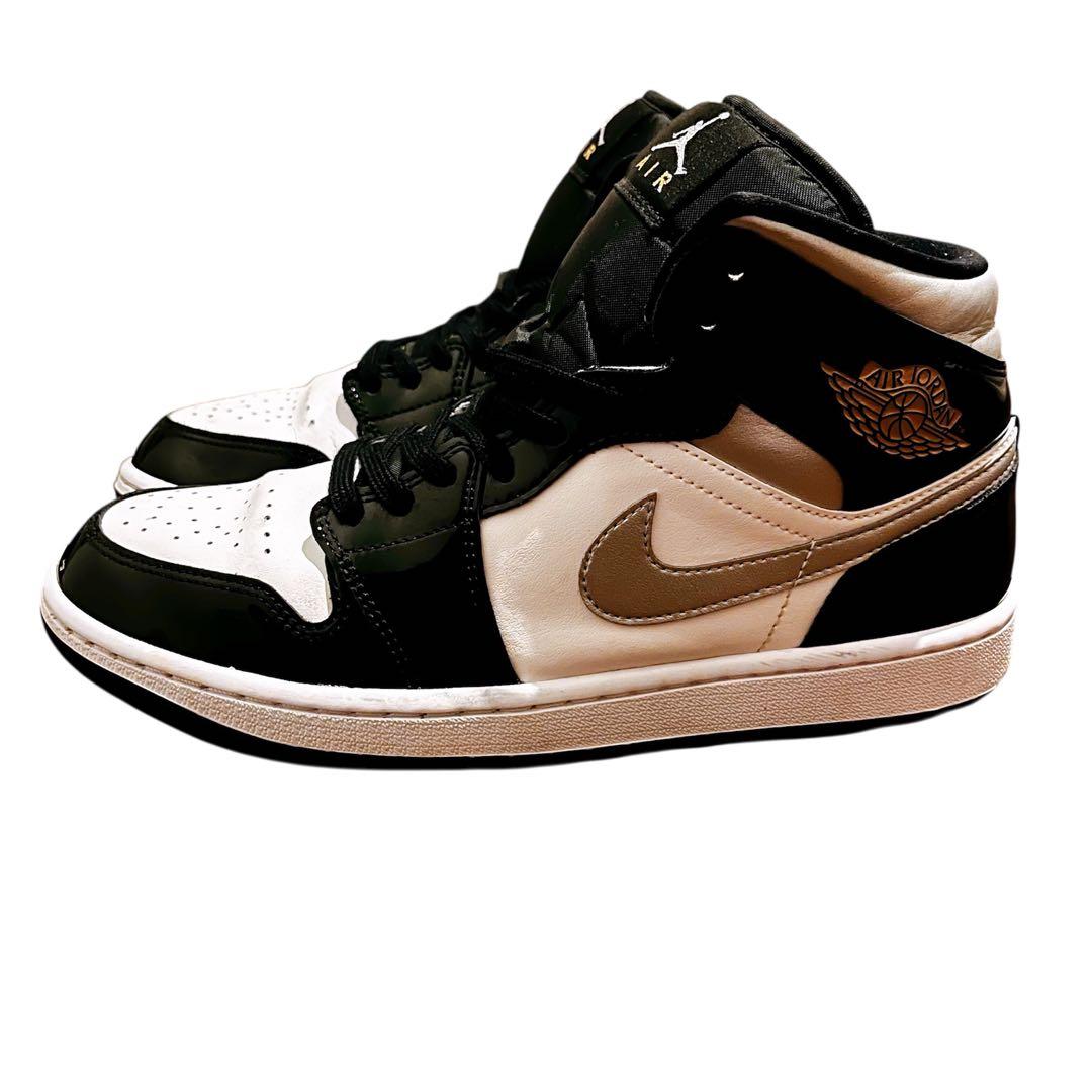 【美品】NIKE Air Jordan 1 ブラック/ホワイト ハイカット