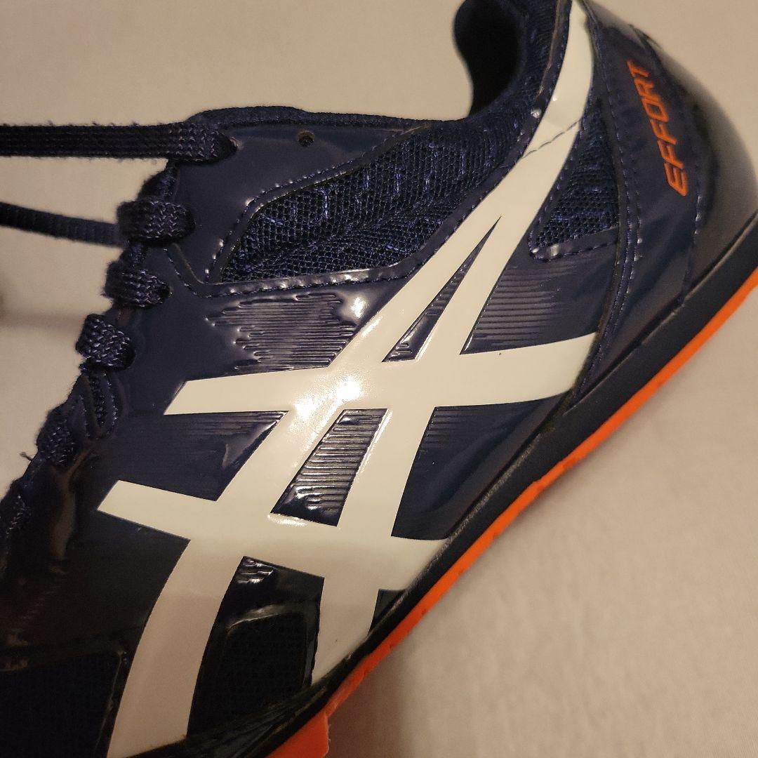 asics エフォート　スパイクシューズ　ネイビー28センチ