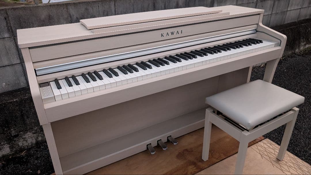 送料込み CA49A KAWAI 木製鍵盤 電子ピアノ 21年購入新品レベル