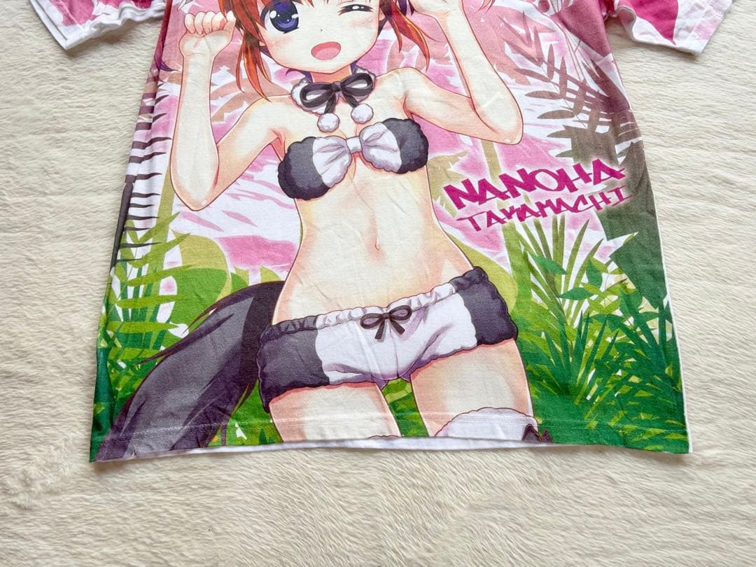 魔法少女リリカルなのは 　Tシャツ Lサイズ フルカラープリント