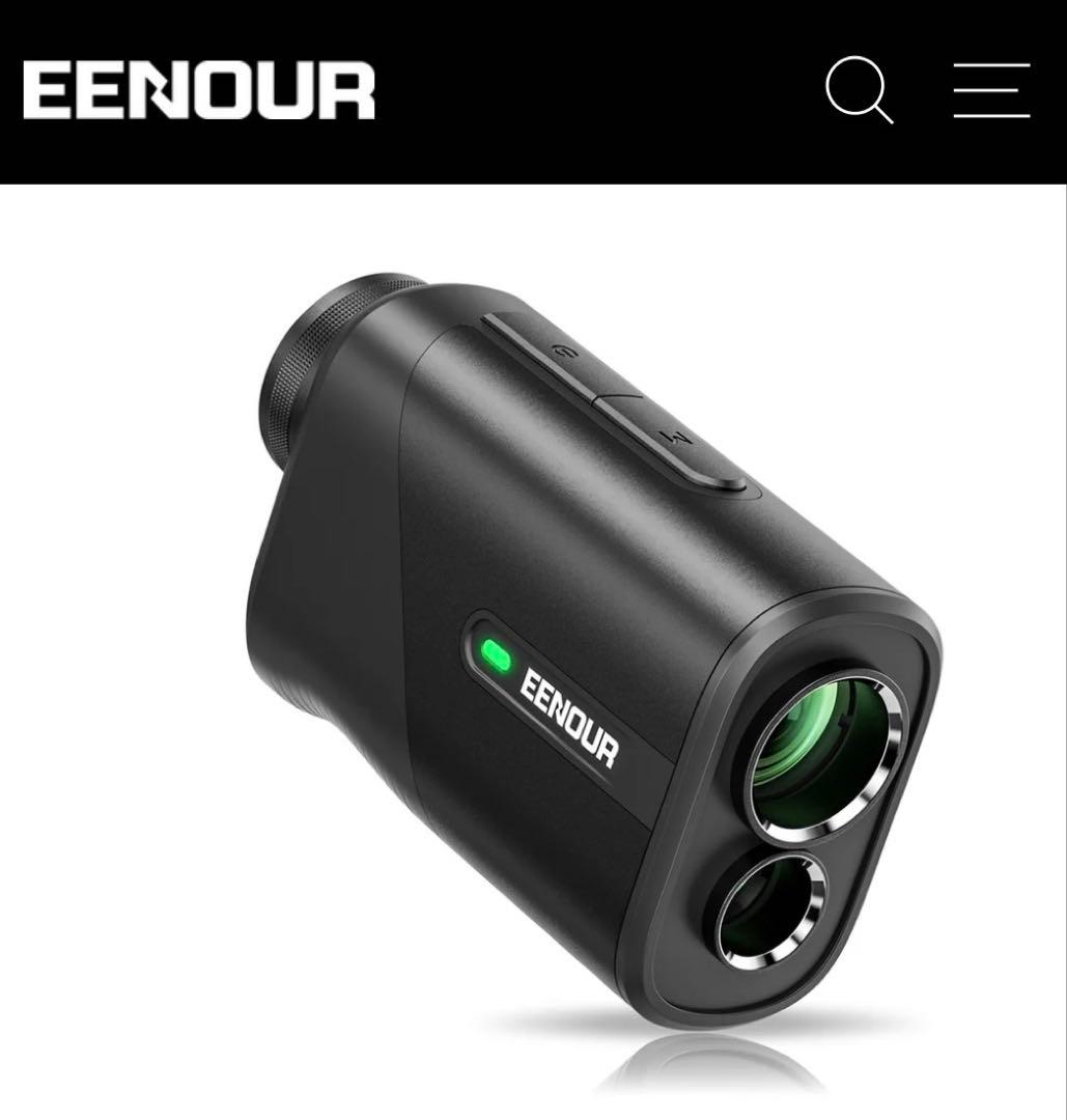 【新品・未開封品】EENOUR U800＋ゴルフ距離計 ブラック(3点間距離測)