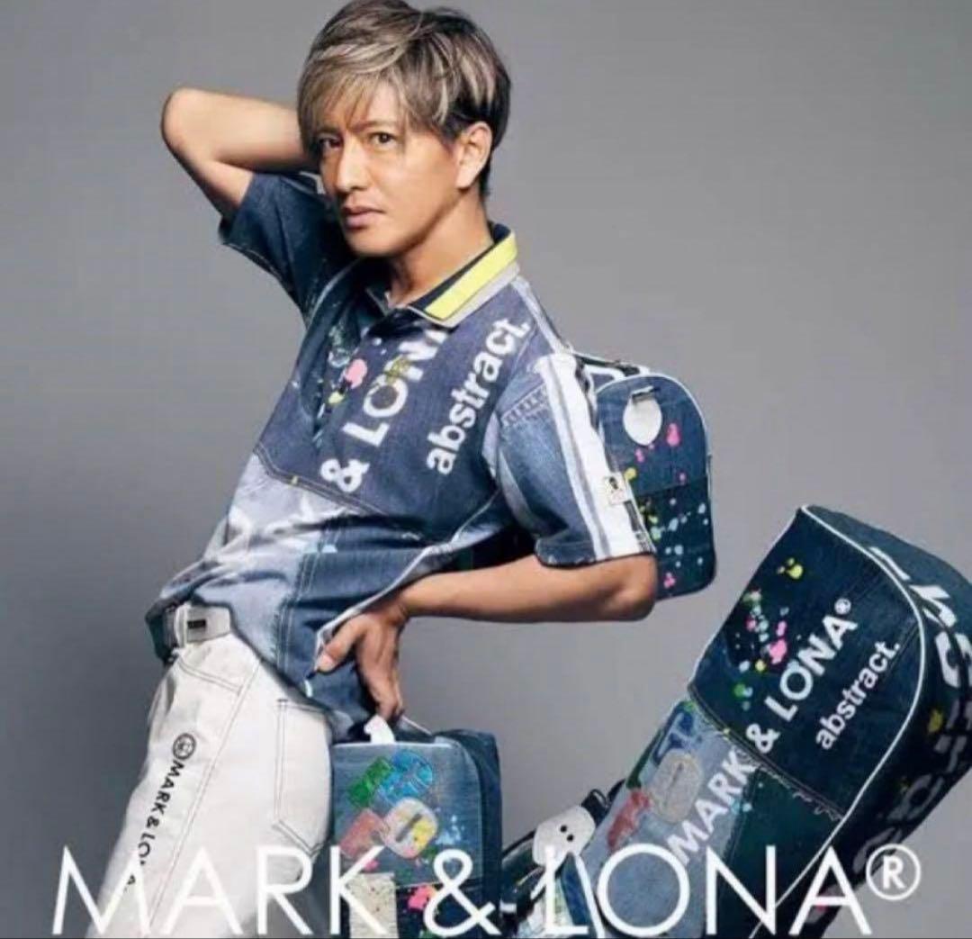 極美品 23SS⭐️マーク&ロナ ポロシャツ 木村拓哉着用モデル 総柄 ドクロ L