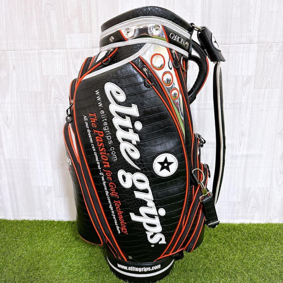 限定 elite grips エリートグリップ キャディバッグ クロコ 希少