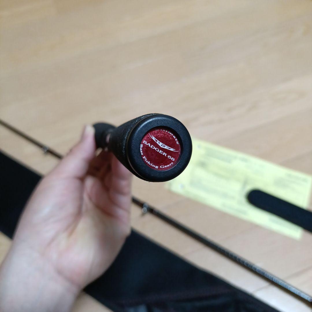美品　スティーズ C68MH-SV　BADGER 68　STEEZ バジャー