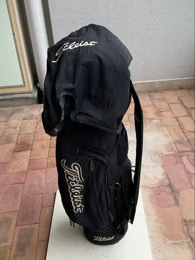 Titleist Leist ブラック キャディバッグ