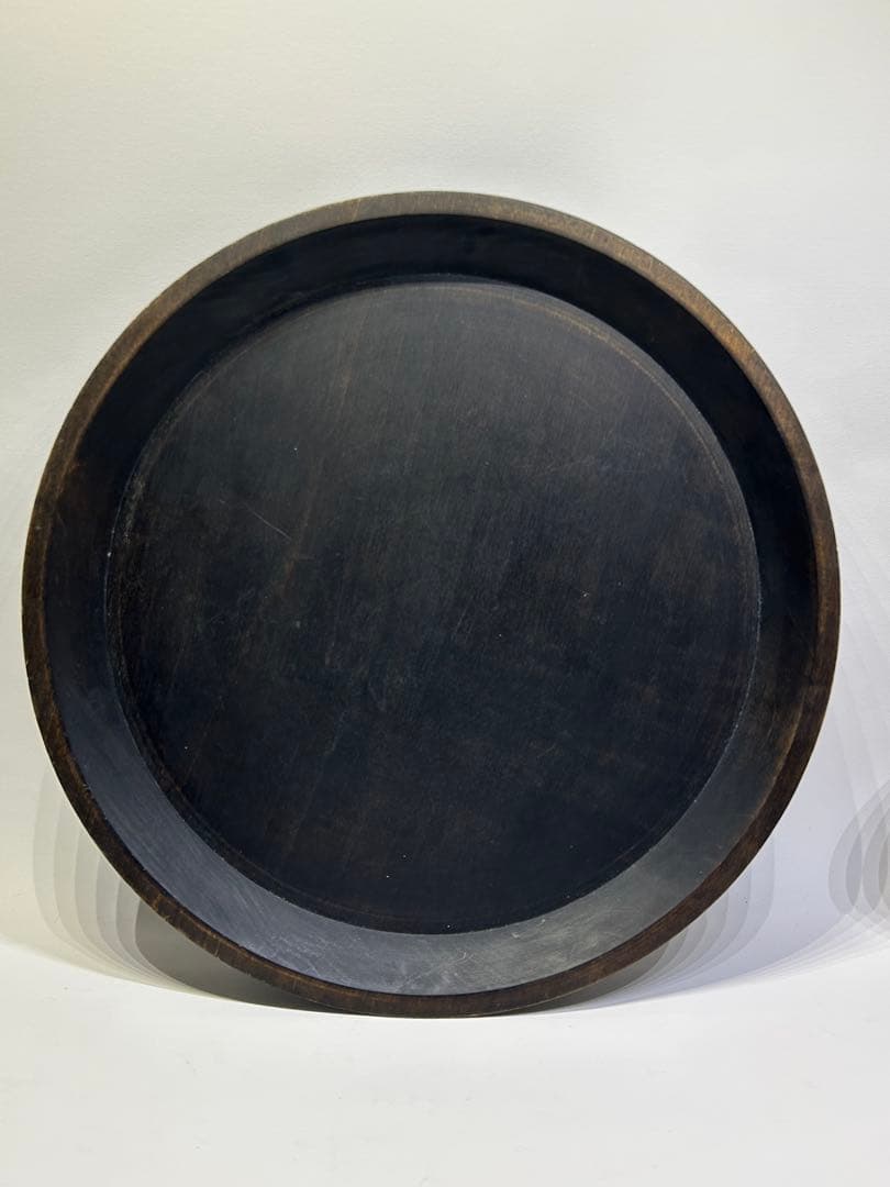 井藤昌志 丸盆33cm トレイ 三度黒