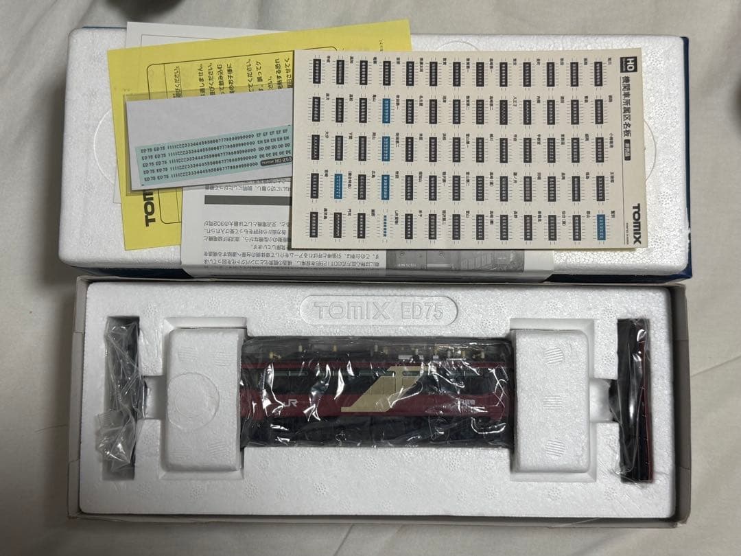 トミックス　HO-111 JR ED75形電気機関車（JR貨物試験色）精密加工品