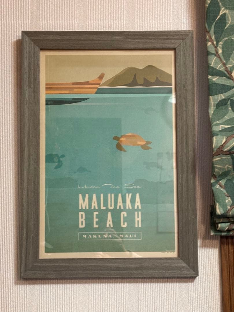ハワイ　額装アート　マウイ島 ニック・カッチャー アート＆デザイン