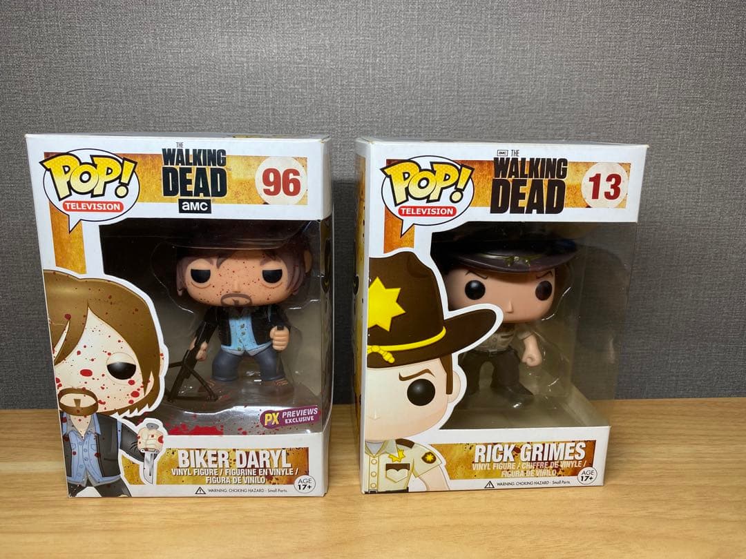 ウォーキング・デッド ダリル、リック、ハーシェル　Funko pop