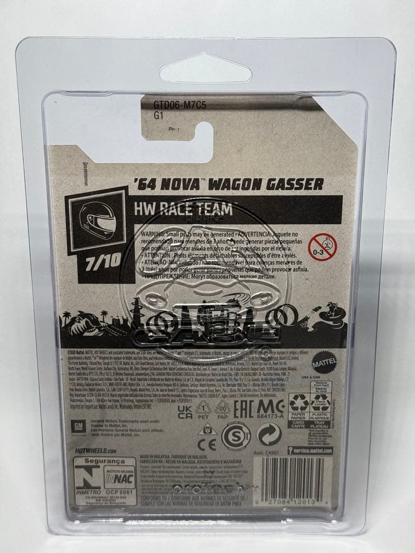 ホットウィール 64 NOVA WAGON GASSER STH