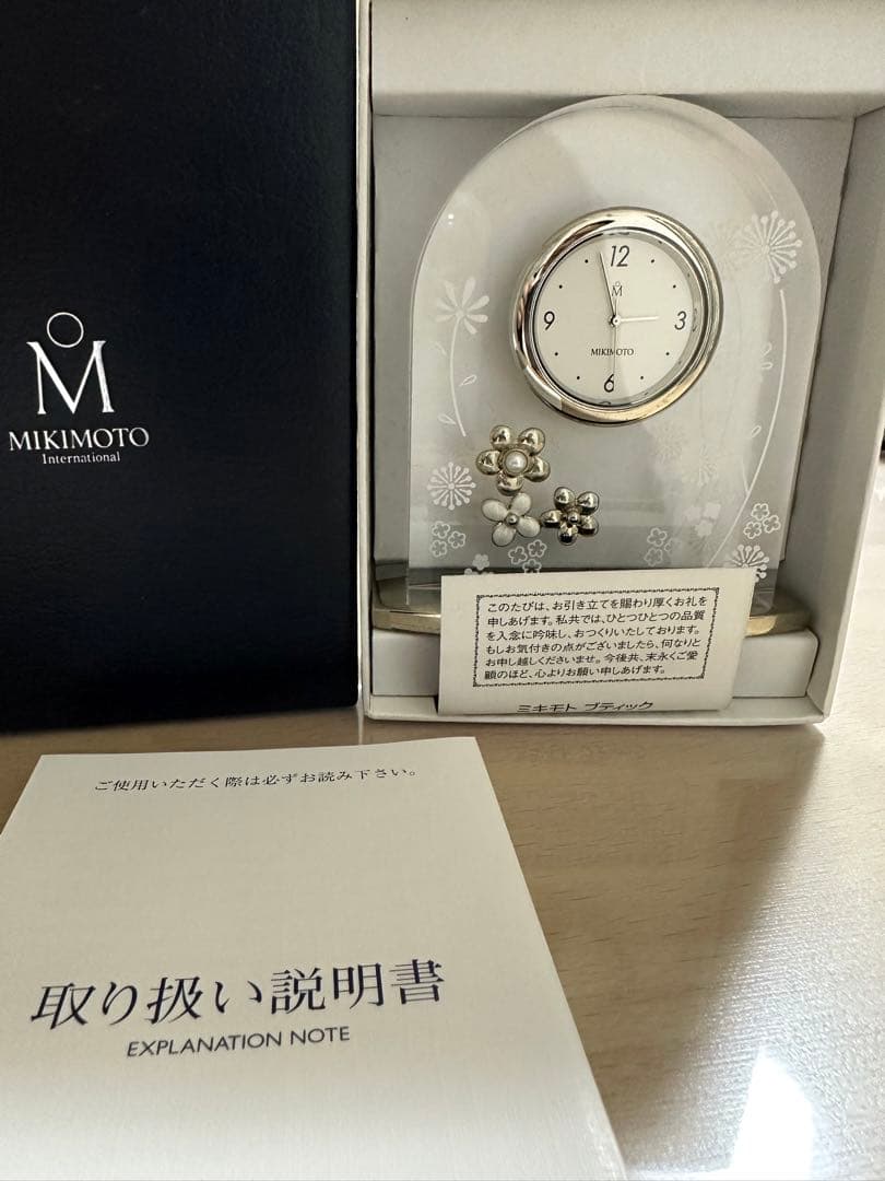MIKIMOTO 置き時計、装飾もの