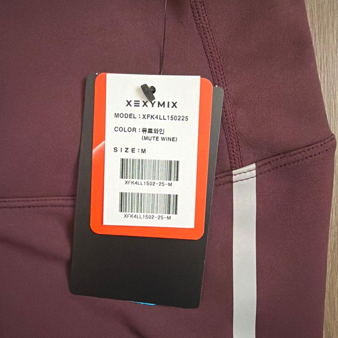 【新品】XEXYMIX/シグネチャー360N裏起毛サイドラインレギンス