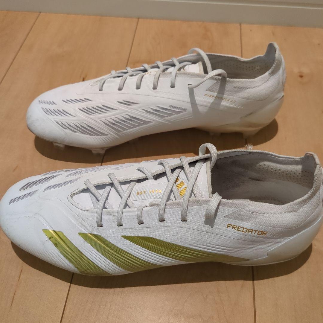 adidas Predator サッカーシューズ ホワイト/ゴールド