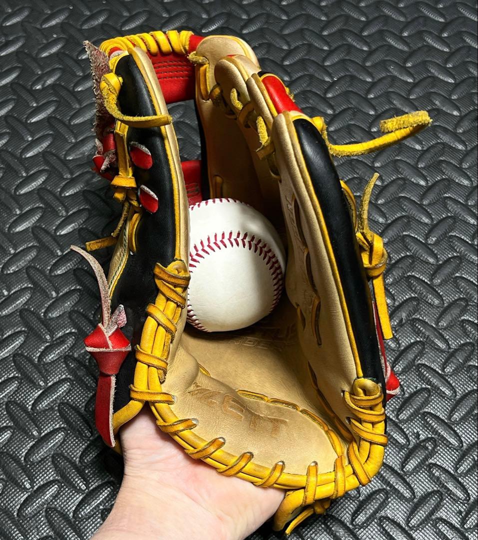 ZETT オーダー プロステイタス 軟式 内野手用 グローブ 今宮健太