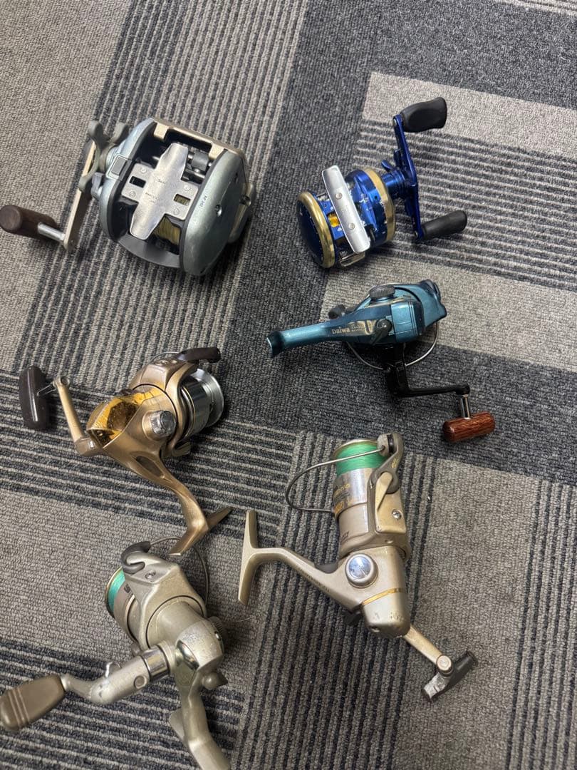 Daiwa シマノ 釣りリール 6個セットジャンク