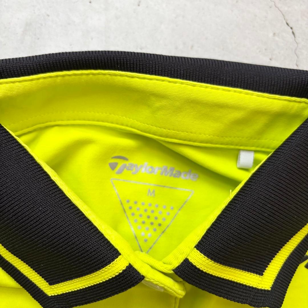 【美品】TaylorMade テーラーメイド ノースリーブポロシャツ ロゴ M
