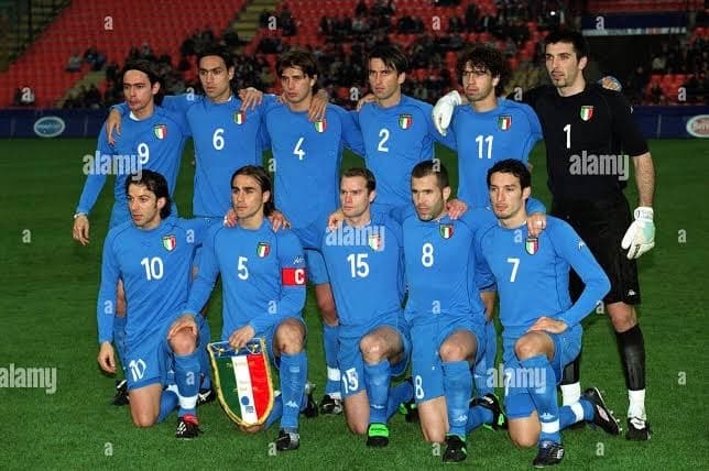 イタリア代表 2000 ホーム ユニフォーム 長袖 選手仕様