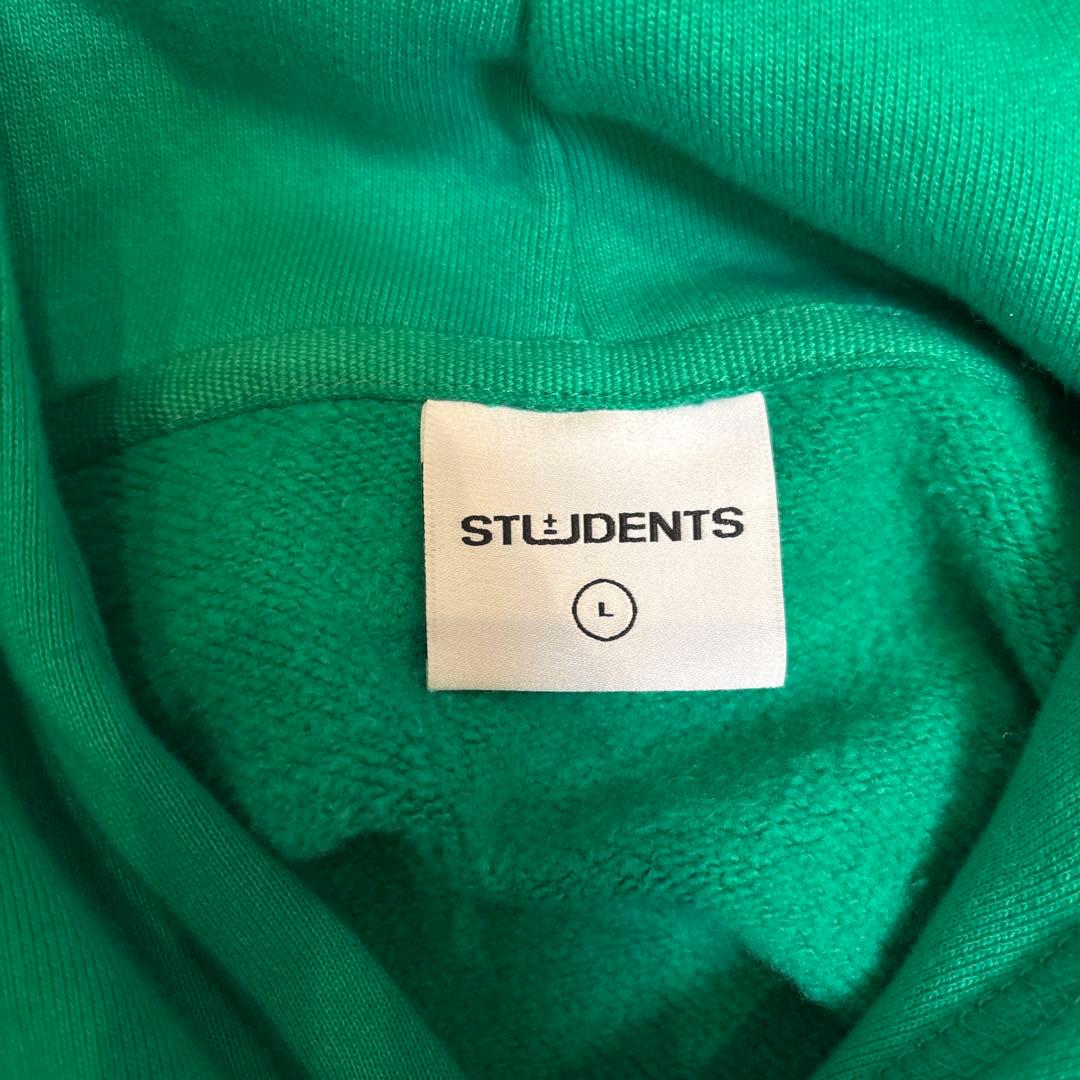 students golf パーカー　緑