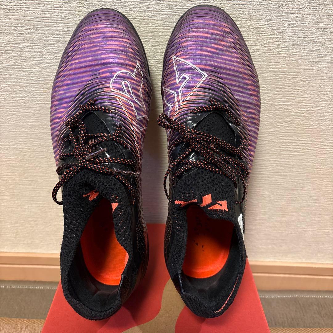 FTR ハイカット サッカーシューズ 紫黒
