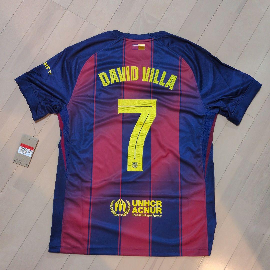 【正規品】FCバルセロナ25/26 ユニフォーム L David Villa