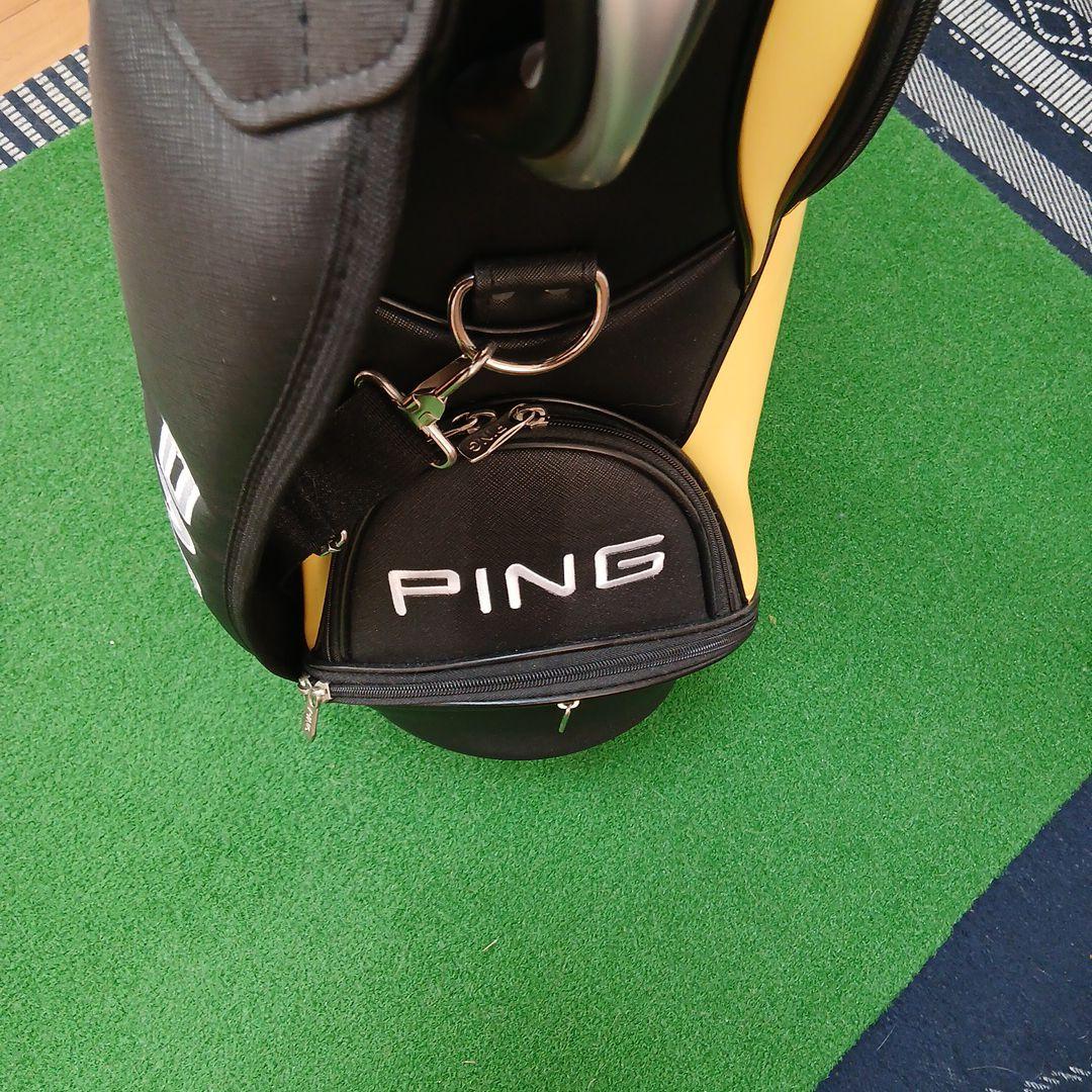 PING キャディバッグ 黒と黄色