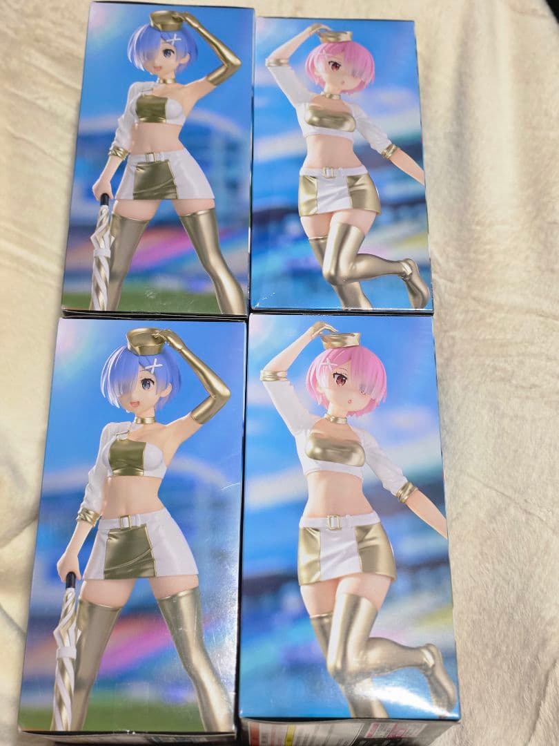 Reゼロ レム ラム レース ガール クィーン タイトスカート 4体セット