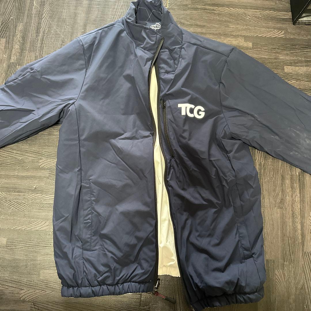 【Munsingwear】ゴルフ セットアップ M リバーシブル 中綿 ネイビー