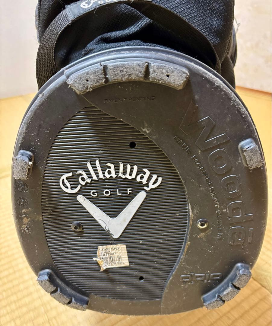 澤*蒼様 レトロ Callaway BIG BERTHA キャディバッグ　ブラッ