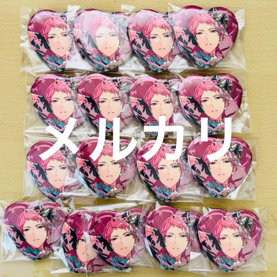 あんスタ 斎宮宗 ラメキラ ハート カンバッジ 缶バッジ