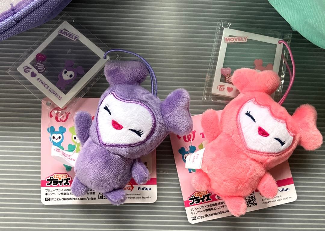 TWICE GiGOぴょこきゅんボディバッグ＆チャーム付きマスコット6点セット
