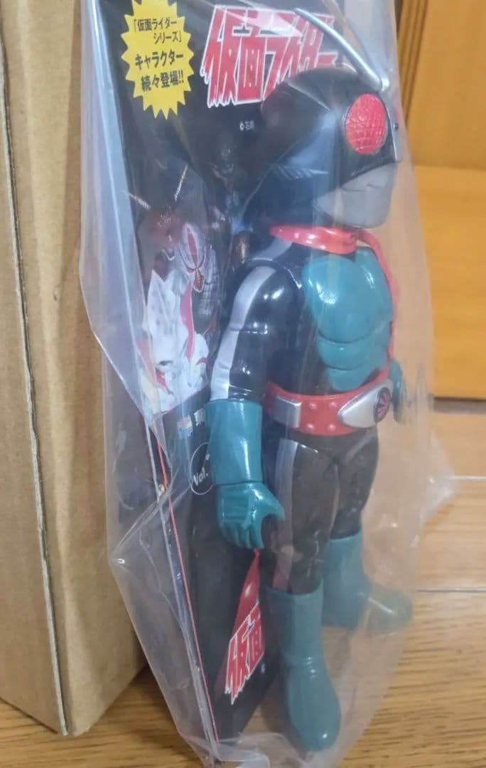 東映レトロソフビコレクション　仮面ライダー旧2号　メディコムトイ　石森プロ