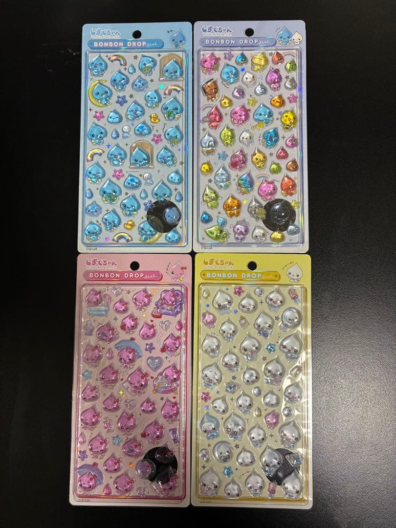 【正規品】しずくちゃん　BONBON DROP シール 4枚セット